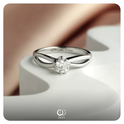 แหวนเพชร Selene Duo