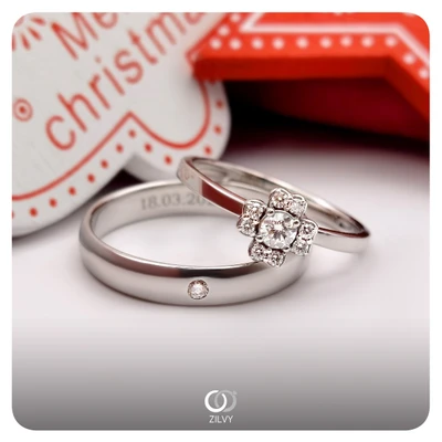 แหวนเพชร Maison Cluster