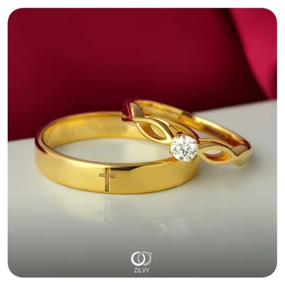 แหวนเพชร Lilac Twist