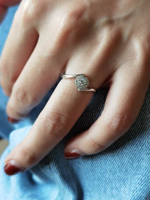 แหวนเพชร Elara Halo