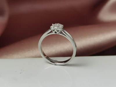 แหวนเพชร Giselle Cluster