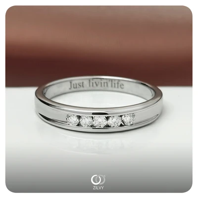 แหวนเพชร Yvette Channel